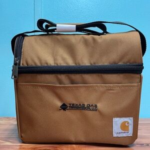Carhartt Brown lunch Bag. TX Gas new with a tag